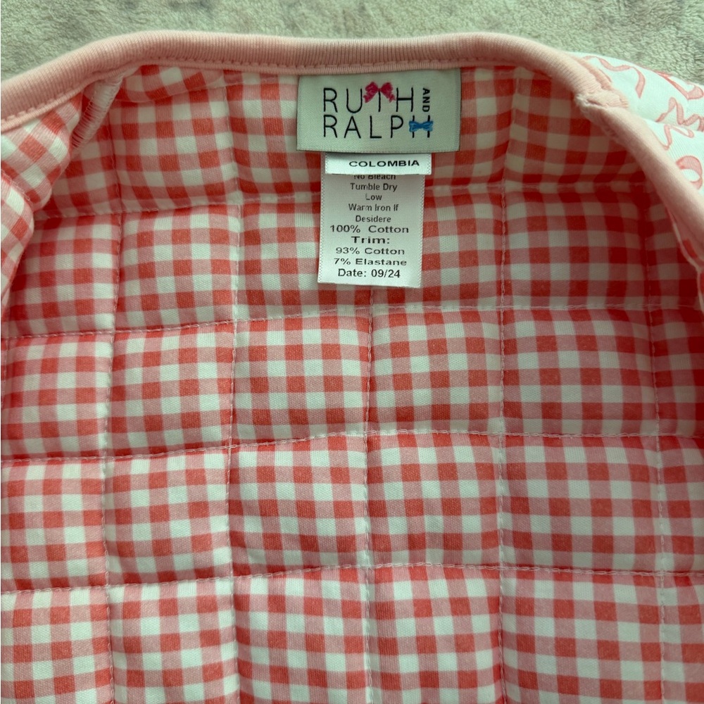 Quilted Ruth & Ralph Bow Jacket - Picture 2 of 4